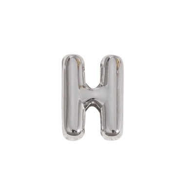 Letter Charm / Silver - H