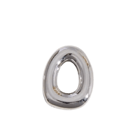 Letter Charm / Silver - O