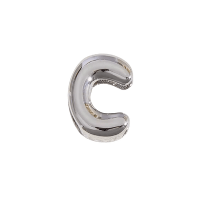 Letter Charm / Silver - C