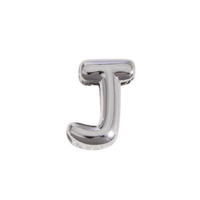 Letter Charm / Silver - J