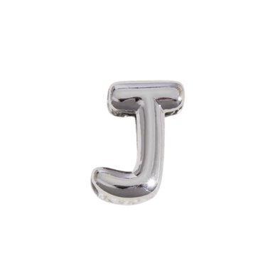 Letter Charm / Silver - J