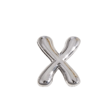 Letter Charm / Silver - X