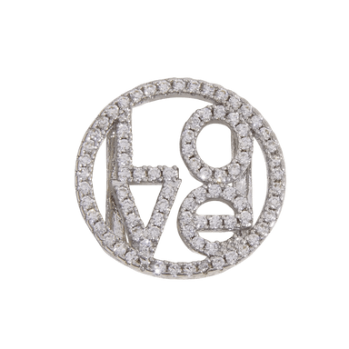 Love Charms - Round Love Silver