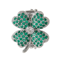 Lucky Charms - Green 4 Leaf Clover Gol