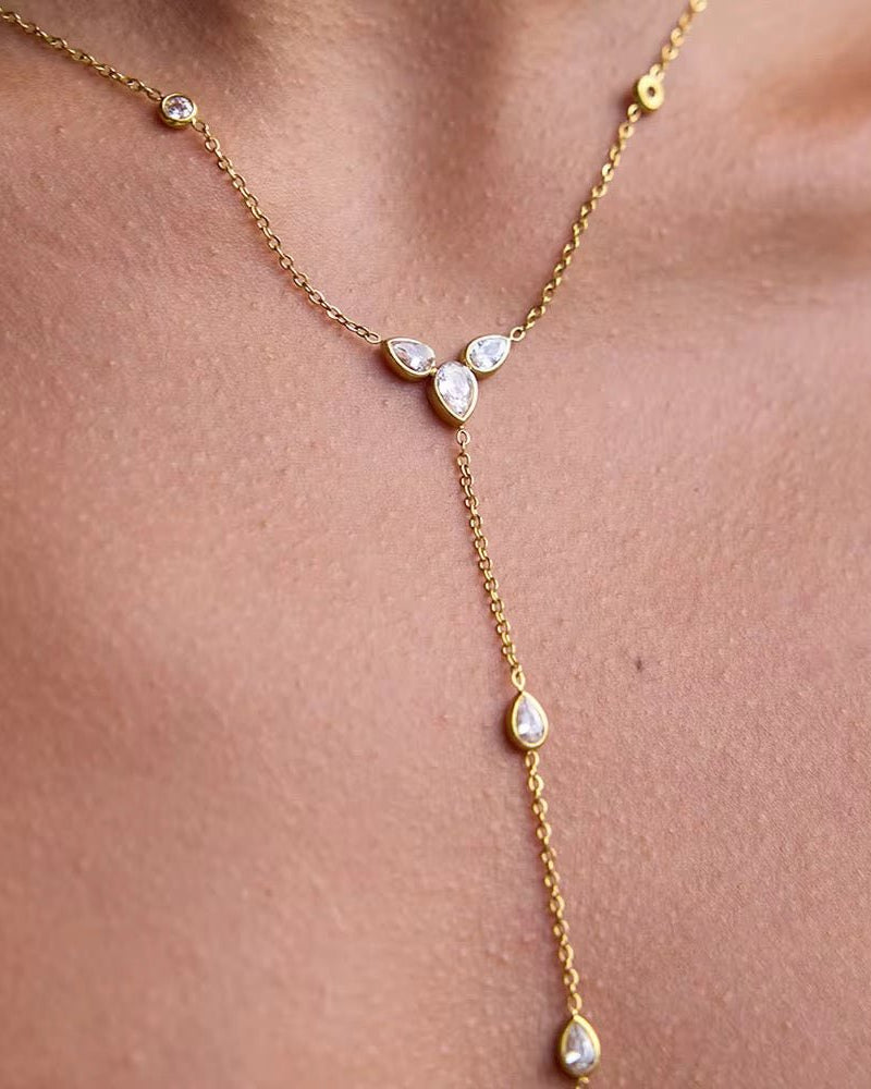 Lumière Lariat Necklace - From Juniper With Love