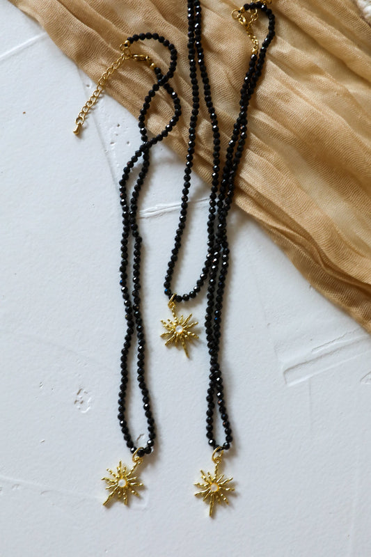 Molten Sun Beaded Necklace - From Juniper With Love