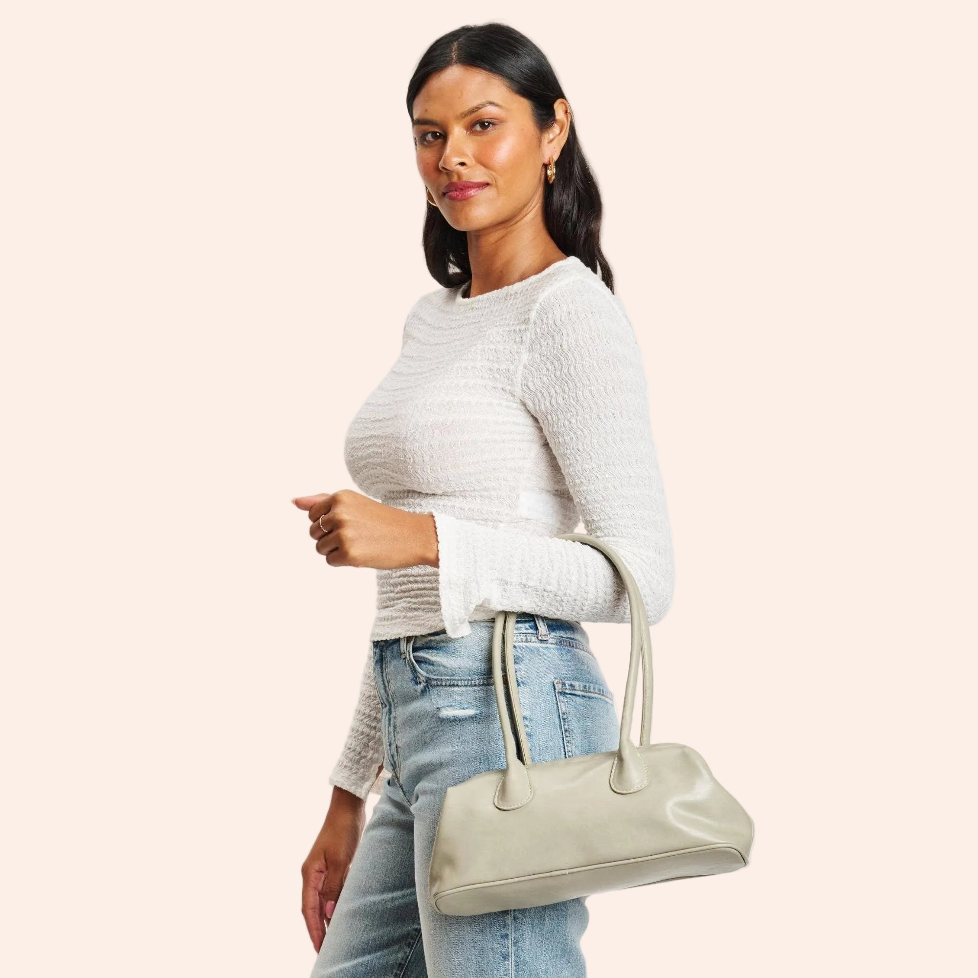 Nina Shoulder Bag / Sage - From Juniper With Love