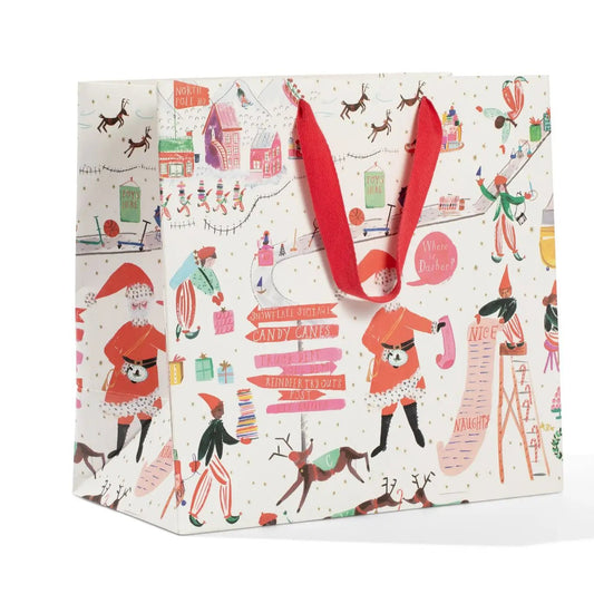 North Pole Headquarters Gift Bag - From Juniper With Love