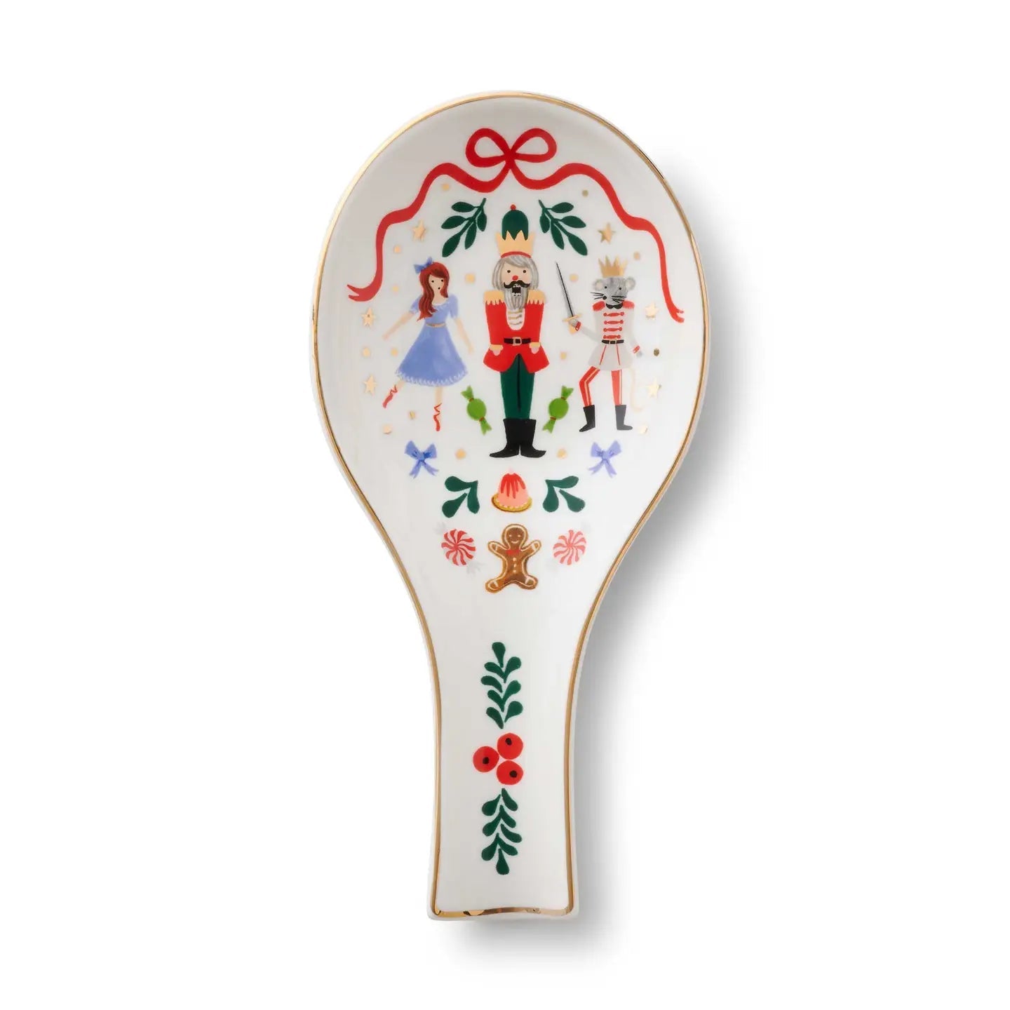 Nutcracker Porcelain Spoon Rest - From Juniper With Love