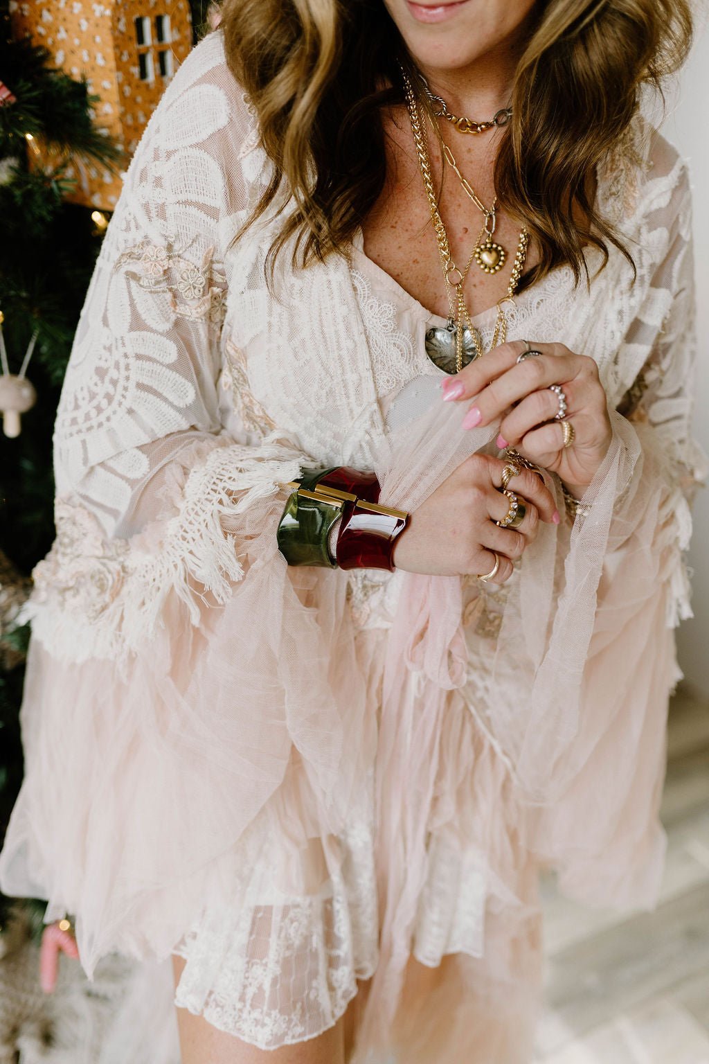 Olive Wave Cuff - From Juniper With Love