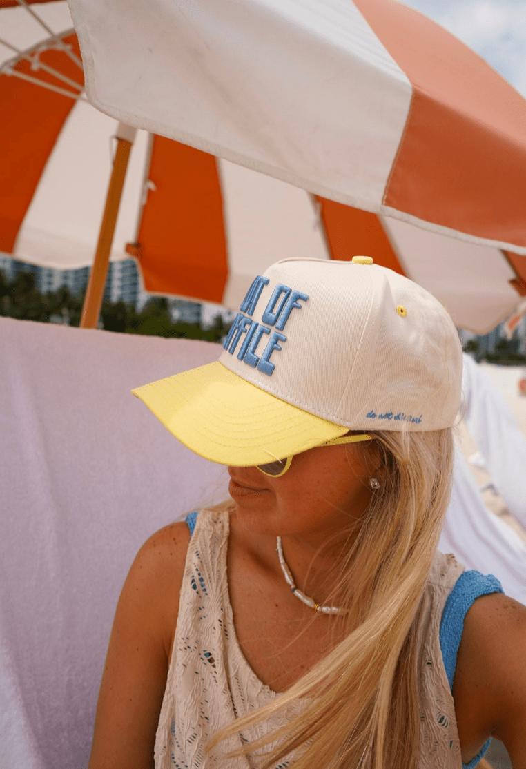 Out of Office Butter Yellow Trucker Hat - From Juniper With Love