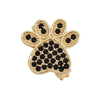 Paw Charms - Black / Gold
