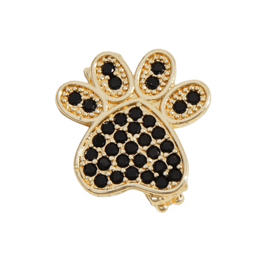 Paw Charms - Black / Gold
