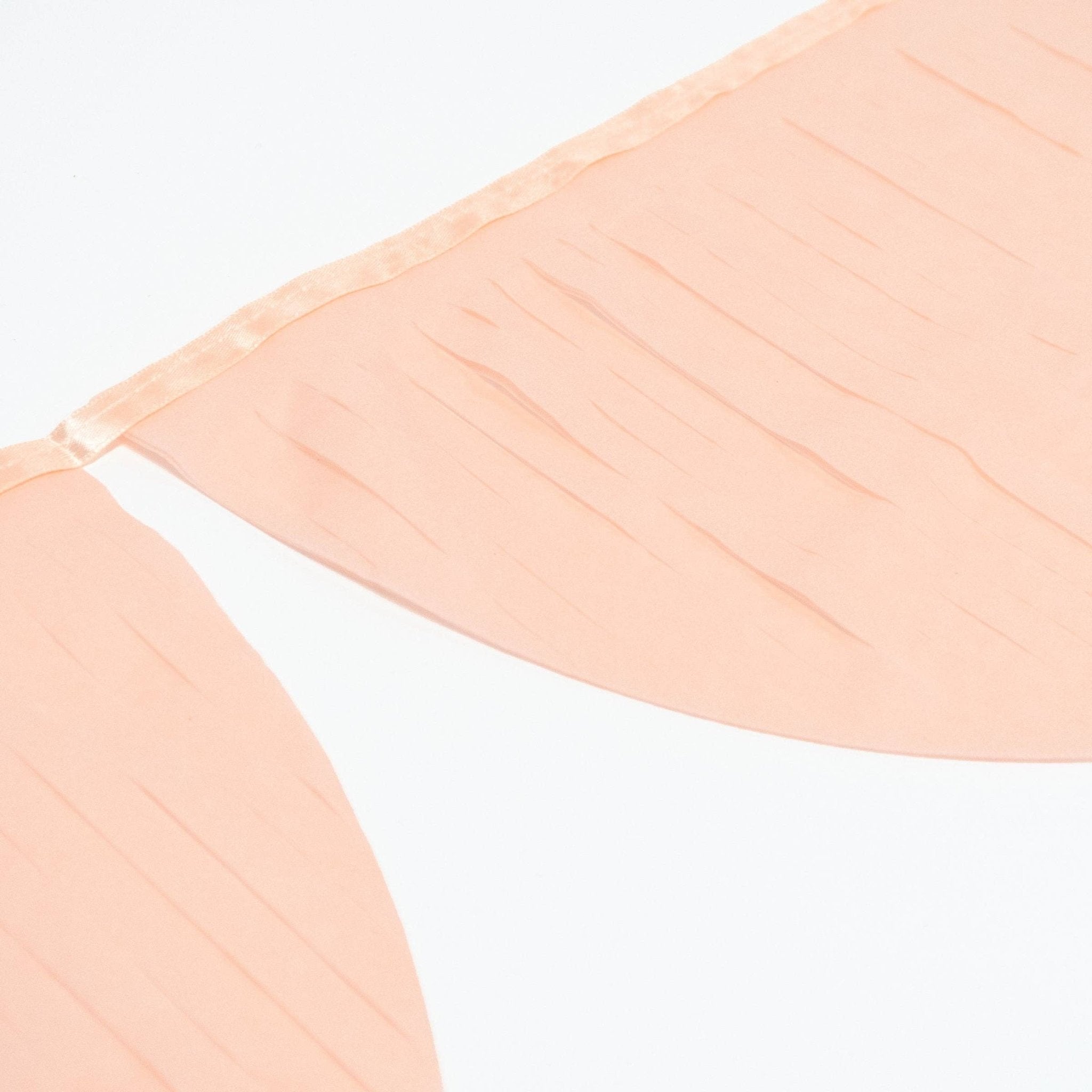 Peach Tissue Paper Scallop Garland Set - From Juniper With Love