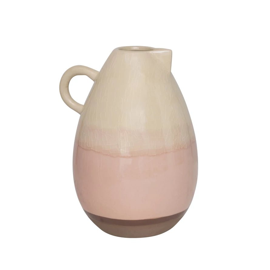 Pink Ceramic Pitcher - From Juniper With Love