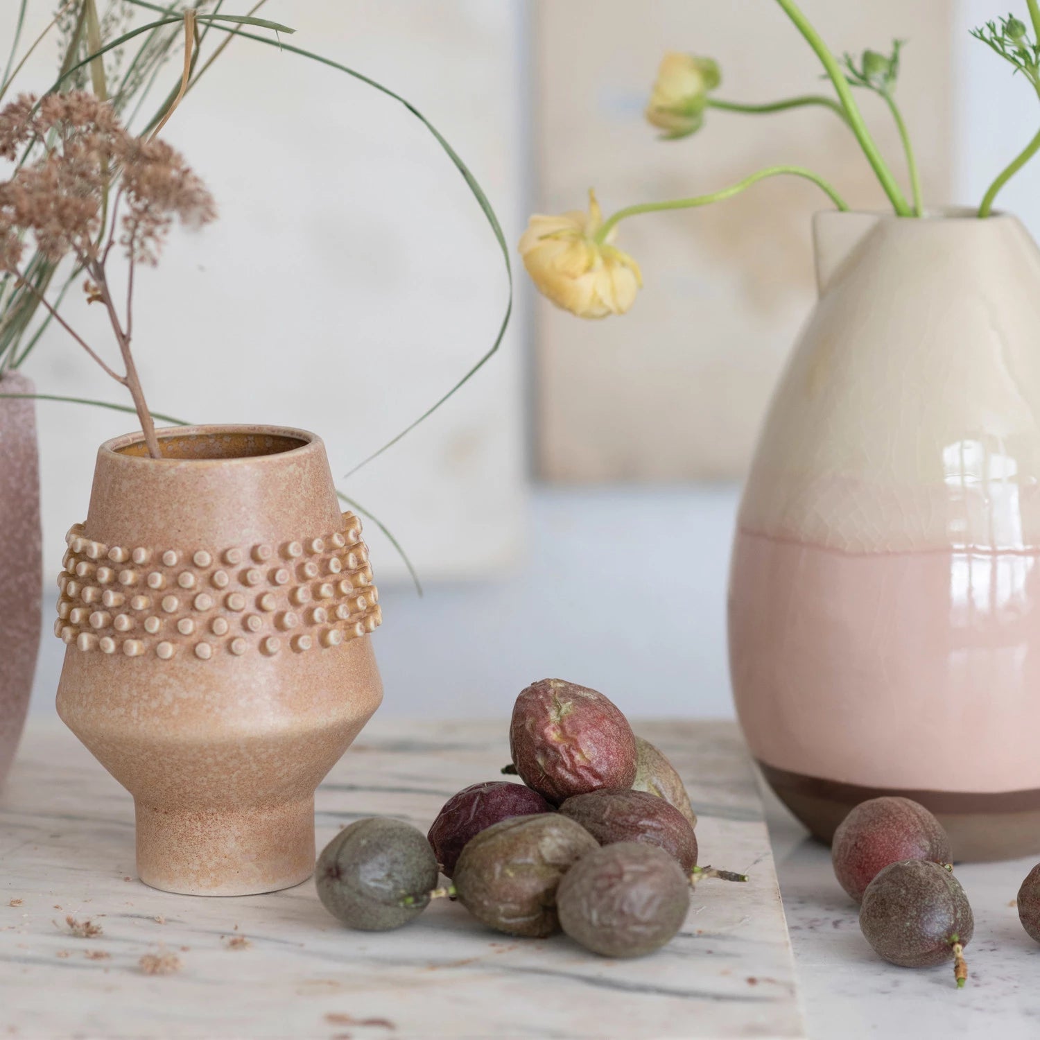 Pink Ceramic Pitcher - From Juniper With Love