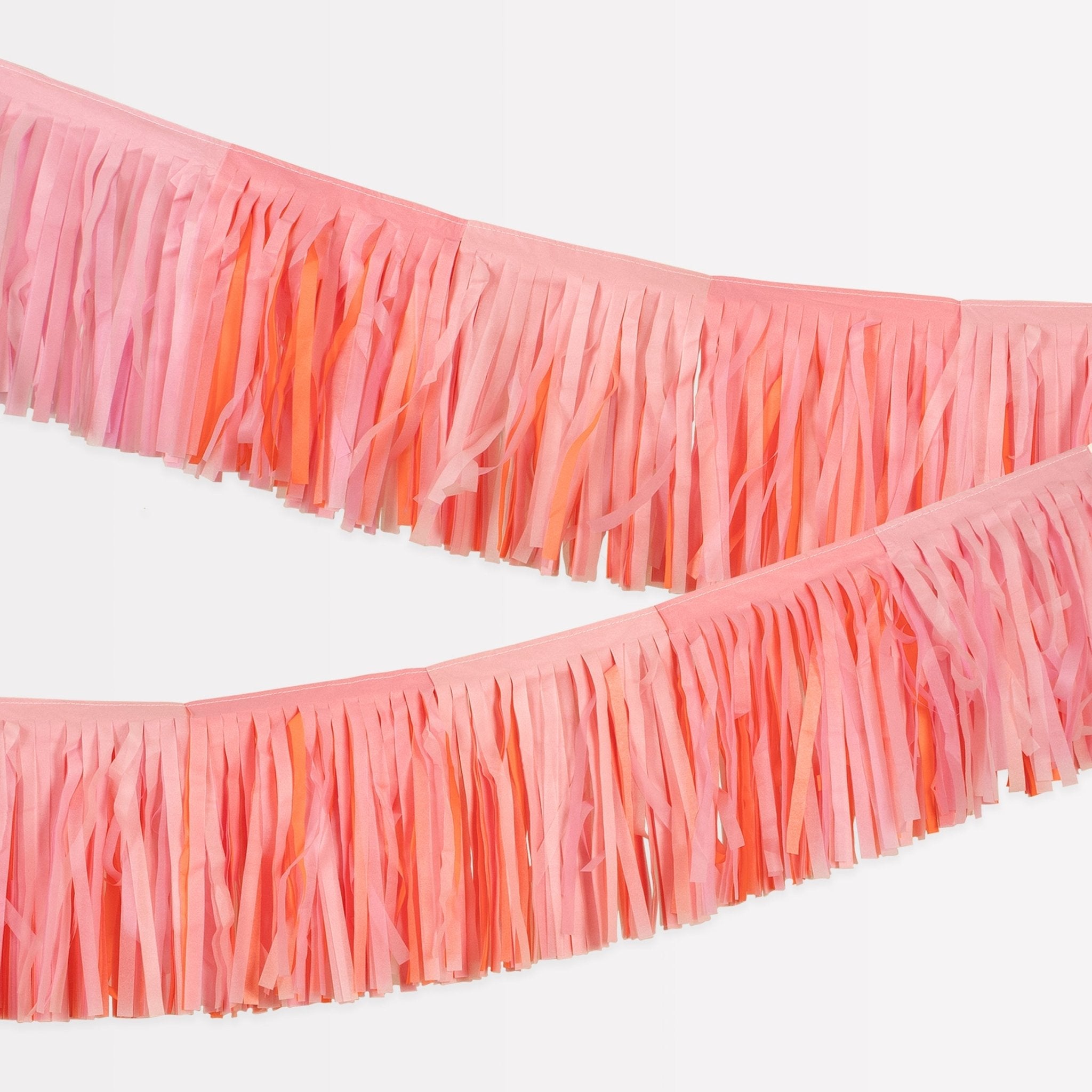 Pink Fringe Garland - From Juniper With Love