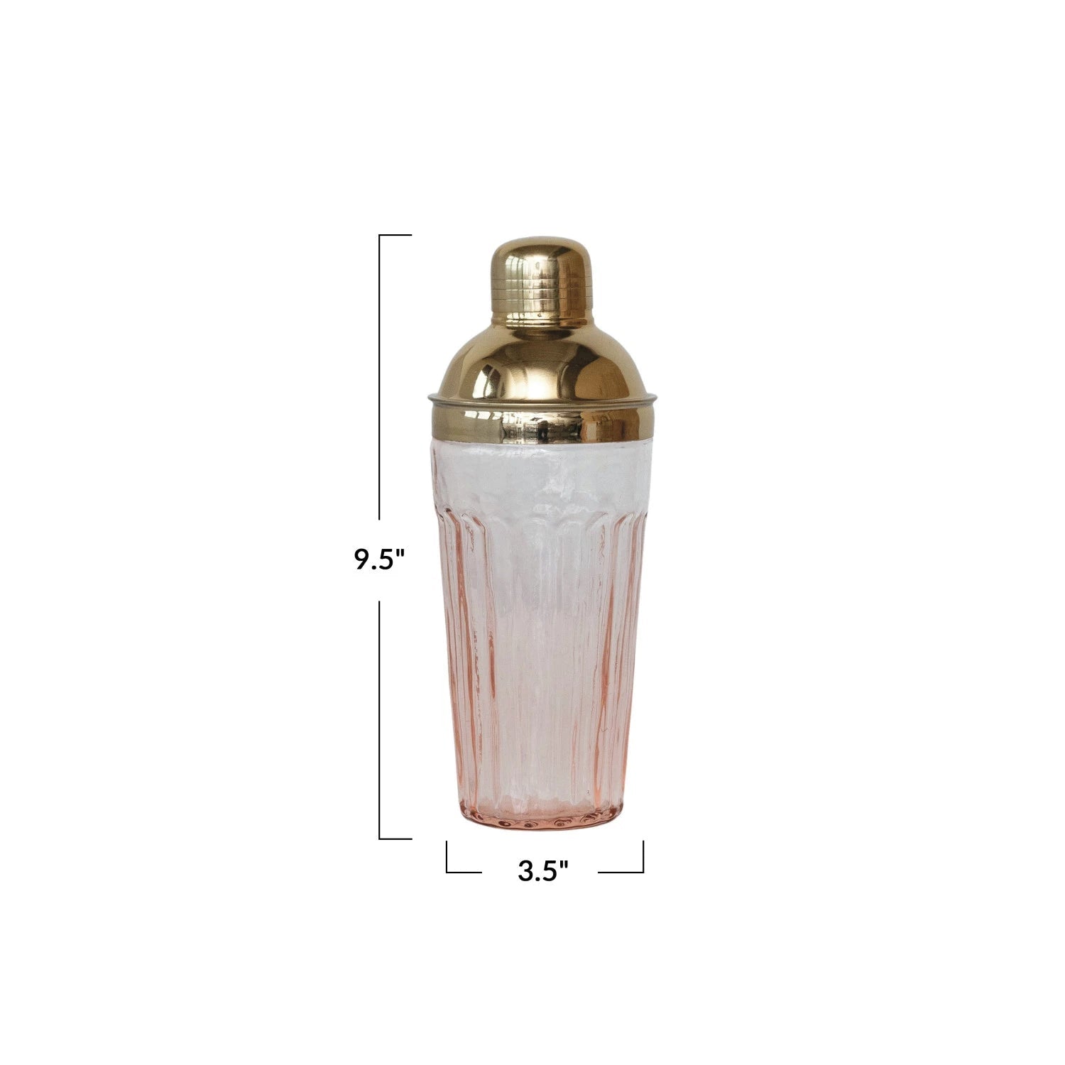 Pink + Gold Cocktail Shaker - From Juniper With Love