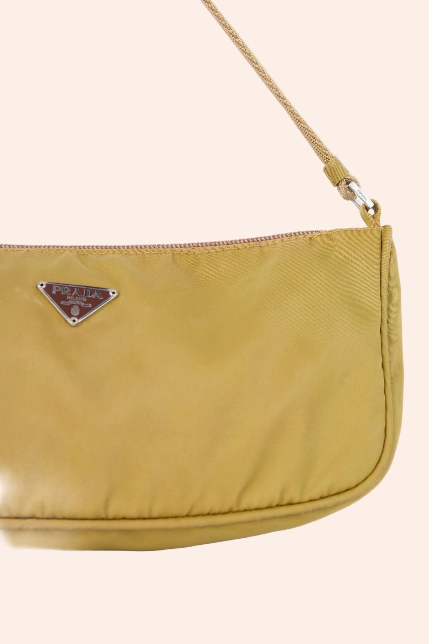 Prada Green Nylon Pochette - From Juniper With Love