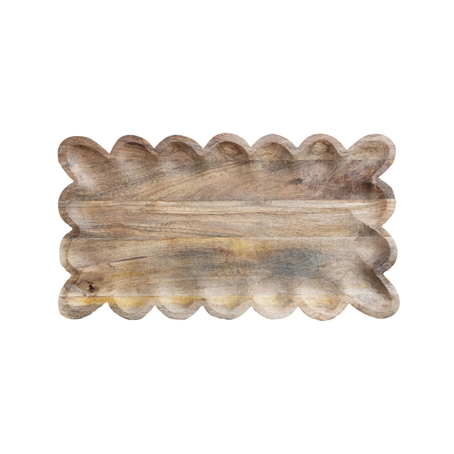 Scallop Wood Tray - From Juniper With Love
