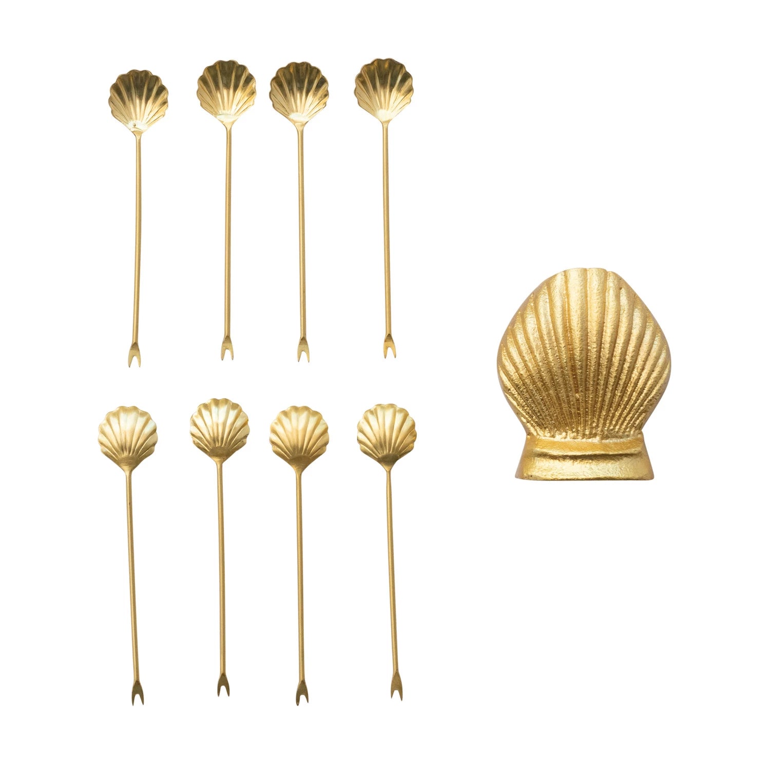 Shell Shaped Appetizer Picks - From Juniper With Love