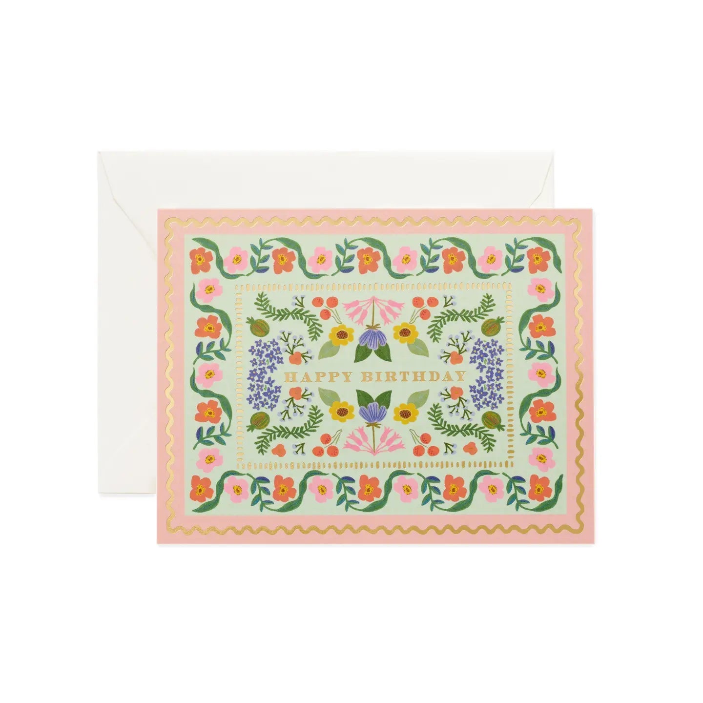 Sicily Garden Birthday Greeting Card - From Juniper With Love