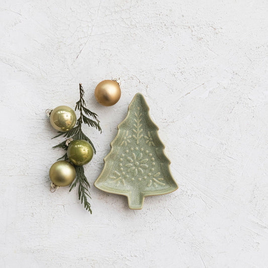 Stoneware Tree Plate - From Juniper With Love