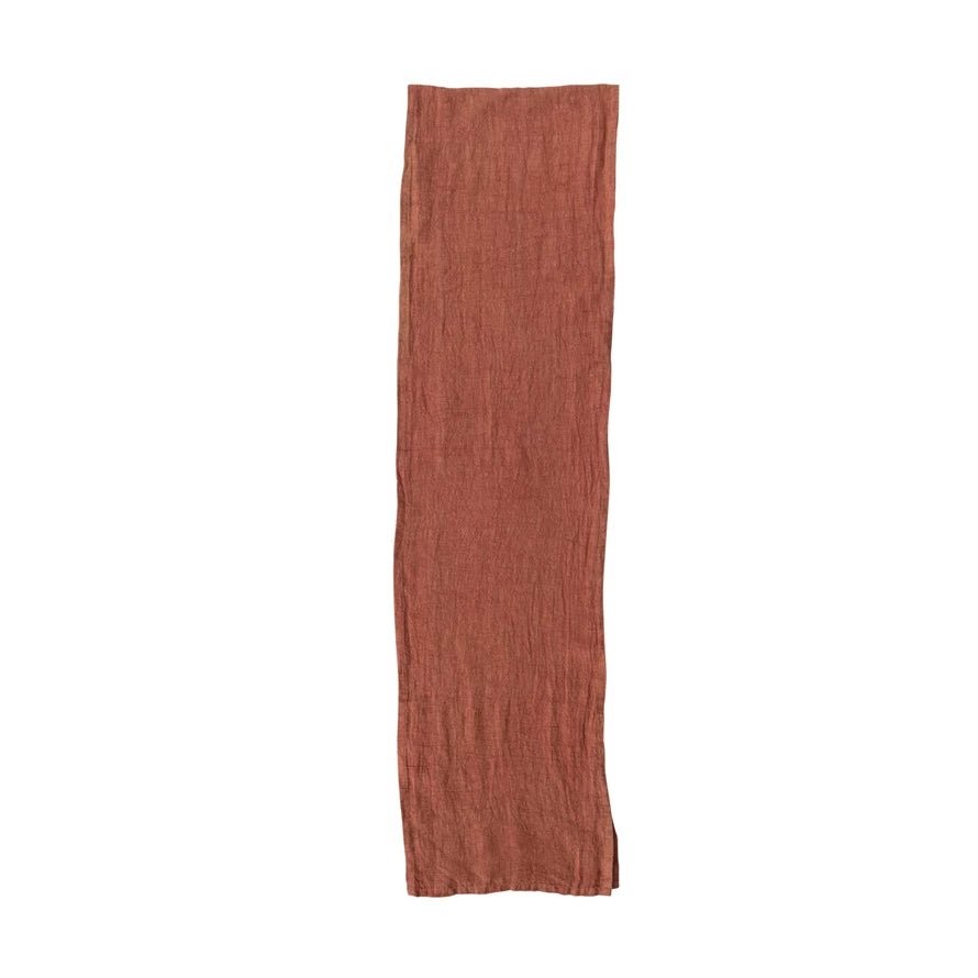 Stonewashed Linen Table Runner - From Juniper With Love