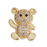 Teddy Bear Charms - Gold
