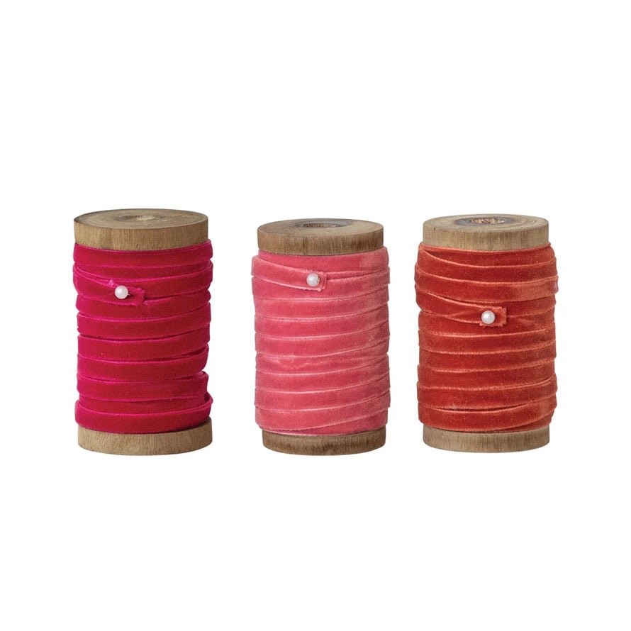 Velvet Ribbon Spool - From Juniper With Love