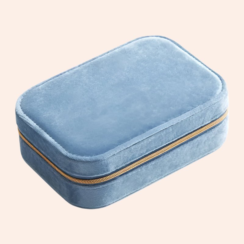Velvet Zipper Jewelry Box - From Juniper With Love