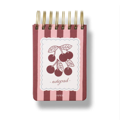 Very Cherry Chunky Spiral Notepad - From Juniper With Love