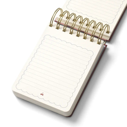 Very Cherry Chunky Spiral Notepad - From Juniper With Love