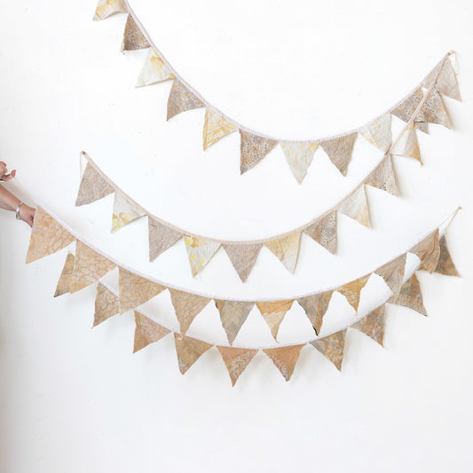 Vintage Cotton Kantha Pennant Garland - From Juniper With Love