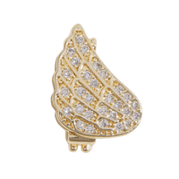 Wing Charms - Left Angel Wing Gold
