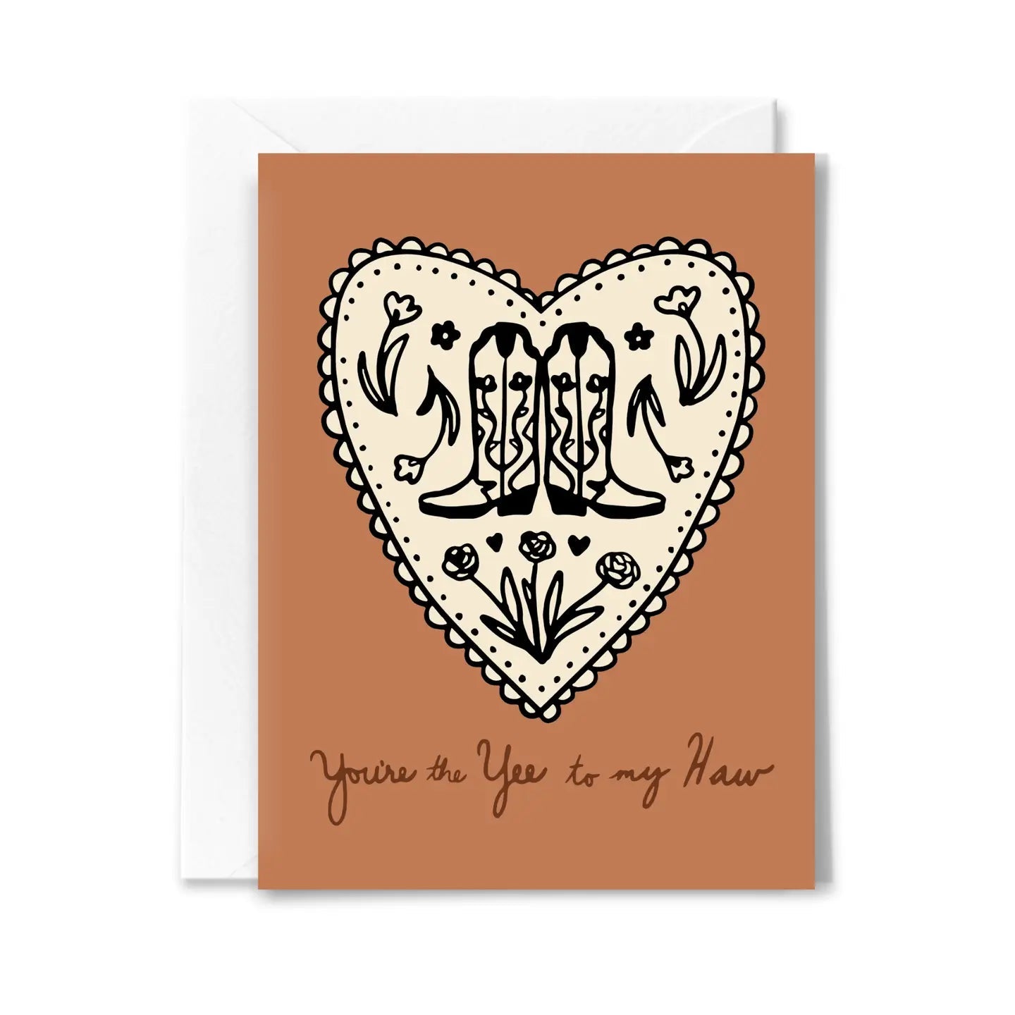 Yee To My Haw Love Card - From Juniper With Love